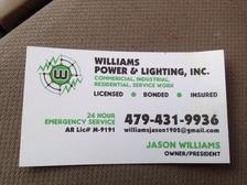 Avatar for Williams Power & Lighting