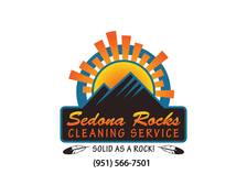 Logo for Sedona Rocks Cleaning Service