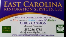 Logo for East Carolina Restoration Services, LLC