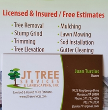 JT Tree Service and Landscaping logo