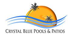 Logo for Crystal Blue Pools and Patios