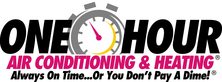 Logo for One Hour Air Conditioning and Heating