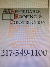 Logo for Affordable Roofing & Construction