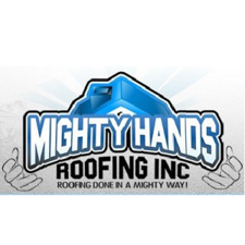 Logo for Mighty hands roofing