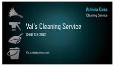 Val's Cleaning Service logo