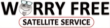 Logo for Worry Free Satellite Service