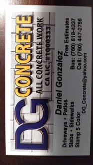 DG Concrete logo