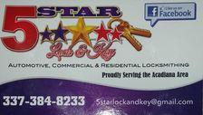 5 Star Lock and Key, LLC logo