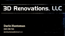 Logo for 3D Renovations, LLC
