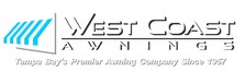 Logo for West Coast Awnings of Clearwater