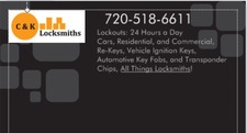 Logo for C & K Locksmiths