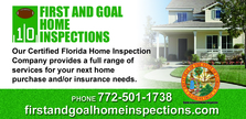 Logo for First and Goal Home Inspections, LLC