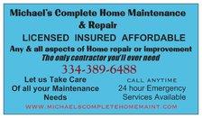 Avatar for Michael's Complete Home Maintenance