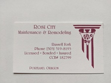 Rosecity Maintenance & Remodeling logo