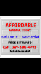 Affordable Garage Doors Corpus Christi Tx 78415 Homeadvisor