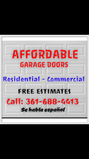 Affordable Garage Doors logo