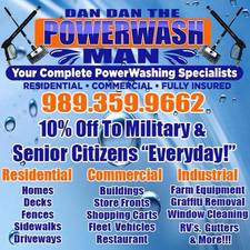 Logo for DAN DAN THE POWERWASH MAN - Home Facebook