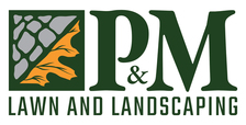 Logo for P & M Lawn and Landscaping