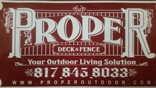 Proper Deck and Fence logo