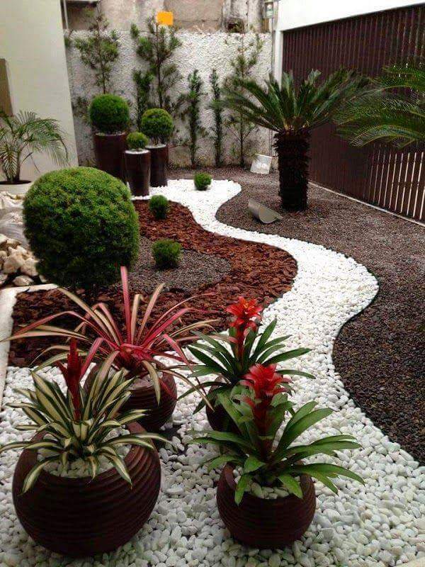 Tropical Landscape In Hyattsville Planters Dark Brown Tropical Landscape In Hyattsville Planters Dark Brown