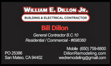 William E Dillon Jr General Contracting and Electrical logo