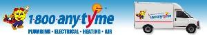 1-800-anytyme Plumbing, Heating logo