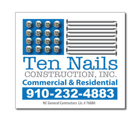 Ten Nails Construction, Inc. logo