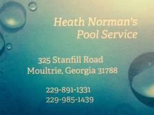 Heath Norman's Pool Service logo