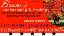 Logo for Bruno's Landscaping & Hauling