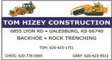 Logo for Tom Hizey Construction