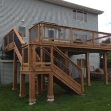 Decks Unlimited Llc Montrose Mn 55363 Homeadvisor Deck Remodel