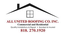 All United Roofing Co. logo