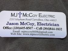 Logo for M.J. McCoy Electric