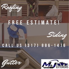 Logo for M & J Exteriors