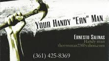 Your Handy Ern Man logo
