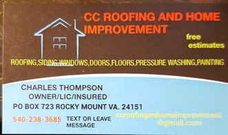 CC Roofing and Home Improvement logo