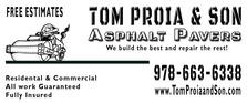 Logo for Tom Proia & Son Asphalt Pavers