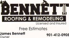 Logo for Bennett Roofing & Restoration