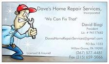 Avatar for Dave's Home Repair Services, Inc.