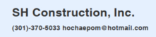 SH Construction, Inc. logo