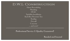 Avatar for DWL Construction & Home Repair