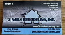 Logo for 3 Nails Remodeling, Inc.