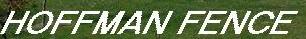 Hoffman Fence logo