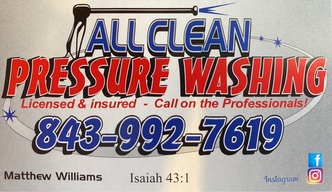 All Clean Pressure Washing logo