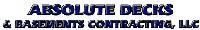 Absolute Decks and Basements, LLC logo