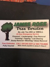 James Ross' Tree Service and Landscaping logo