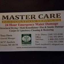 Master Care Restoration Services, Inc. logo