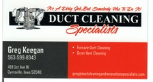 Logo for Duct Cleaning Specialists