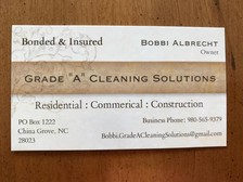 Logo for Grade A Cleaning Solutions