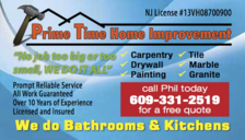 Prime Time Home Improvements logo